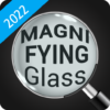 Magnifier glass with Light icon