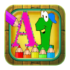 coloring alphabet numbers icon