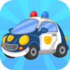 Policeman for children icon