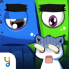 Aliens eat cats: trio path icon