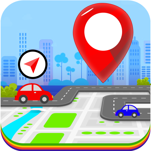 GPS,Map,Navigate,Traffic alerts & Area Calculating icon