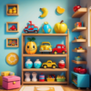 Wall Shelf Sort 3D icon