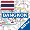 BANGKOK METRO MRT BTS ARL MAP icon