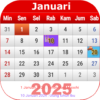 Indonesia Calendar icon