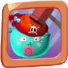 3D whack a mole icon