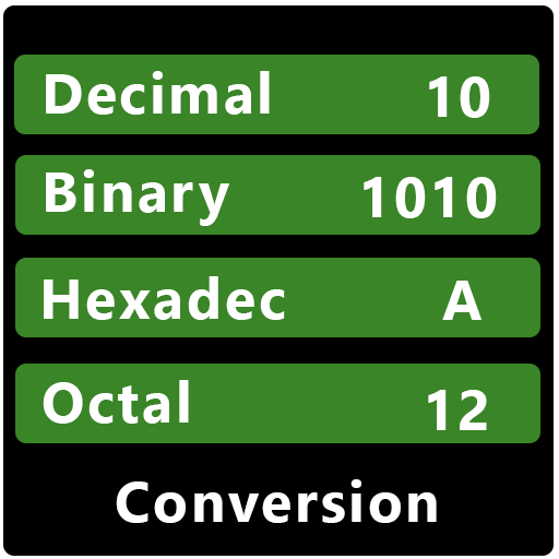 Binary Hex Dec Oct Conversion icon