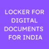 LOCKER FOR DIGITAL DOCUMENTS APP FOR INDIA icon