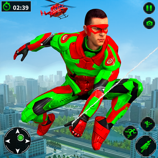 Light Robot Superhero Rescue Mission: Robot Games icon