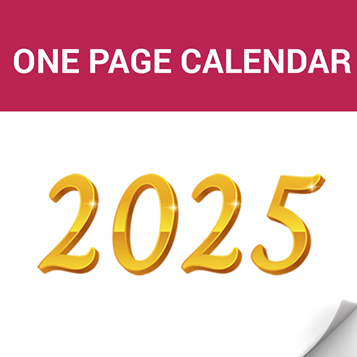 2025 One page calendar icon