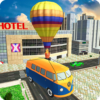 Flying Air Balloon Bus Adventure icon