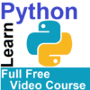 Learn Python Video course with exercise file icon