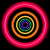 Neon Space Ball classic pong icon