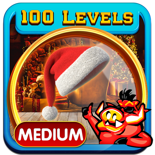 Challenge #168 Golden Christmas Free Hidden Object icon