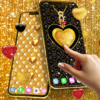 Gold glitter live wallpaper icon