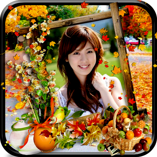 Autumn photo frames icon