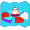 Santa Round Hit icon