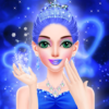 Blue Princess Makeover Games: Makeup Dress Up icon