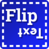 Flip Text: upside down text icon