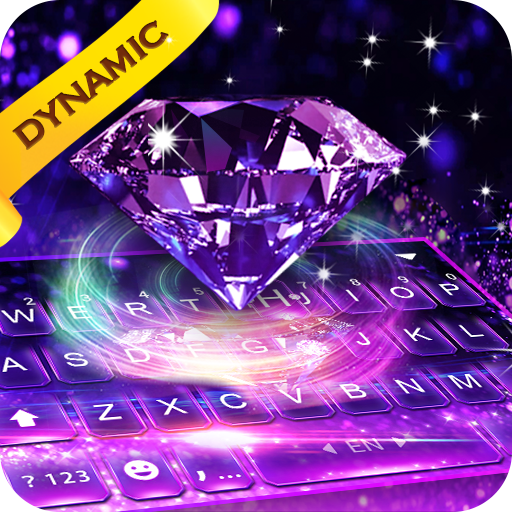 Purplediamonds Keyboard Theme icon