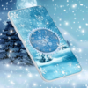 Winter Snow Clock Wallpaper icon