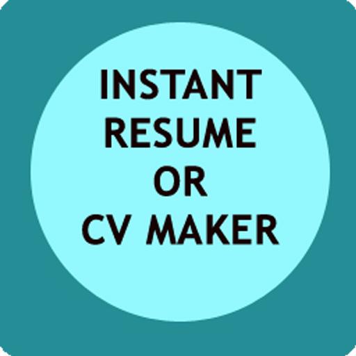 Instant Resume / CV Maker Free for Job Seekers icon