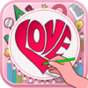 Learn how to draw hearts step by step icon