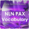 NLN PAX Vocabulary Exam Review Notes & Quizzes icon