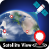 GPS satellite view Earth Maps icon