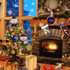 Christmas Fireplace Lwp icon