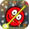 red ball hero icon