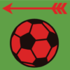 Bounce Ball shoot arrow icon