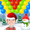 Farm Snow Christmas Bubble icon