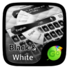 Black and White Keyboard Theme icon