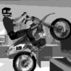 Pixel mini motocross icon