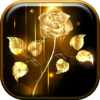 Golden Rose Live Wallpaper HD icon