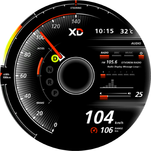 Speedometer Car Dashboard Video Wallpaper icon