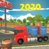 Cargo Truck Free Game: Toon Mega City Simulator 3D icon