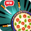 Pizza Knife Game Throw the Knife Hit the Target icon