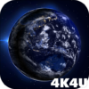 4K Earth Planet Video Live Wallpaper icon