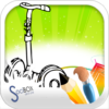 scooter coloring icon