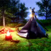 Forest Camping Survival Sim 3D icon