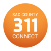 Sacramento County 311 Connect icon