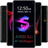 AMOLED Wallpapers 4K Black & icon