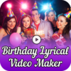 Birthday Lyrical Video Maker icon