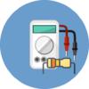 Electroapp for electronics icon