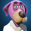 Prof. Woof cute idle game with dogs and rockets icon