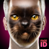 What are you cat face id scanner prank icon