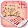 Cute Teddy In LoveKeyboard icon