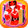 3D Super Power Ranger Fighting Kung Fu Hitting Games Blocks icon