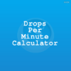 Drops Per Minute Calculator icon